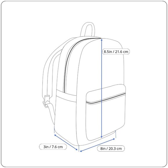 Adidas Women’s Beige Adjustable Straps Embroidered Logo Travel Mini Backpack - Picture 13 of 13